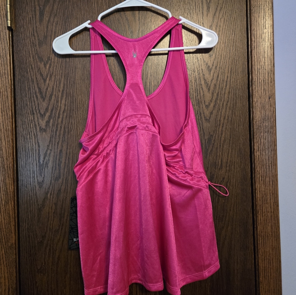 Spyder Pink Racerback Tank Top - Picture 3 of 5